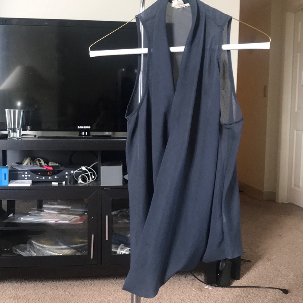 Helmut Lang Tank Top XS, Sea Blue